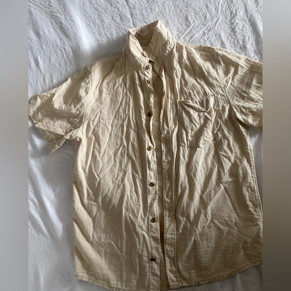 H&M Light Tan Short Sleeve Jacket